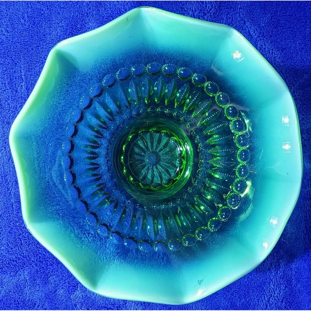 Vintage Collectible Mosser Opalescent Dish